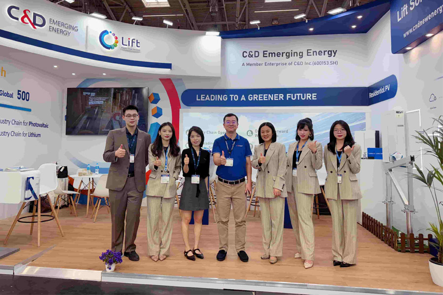 ¡noticias emocionantes! Xiamen C&D Emerging Energy brilla en Intersolar Europe, trazando un plan para un futuro "cero carbono"